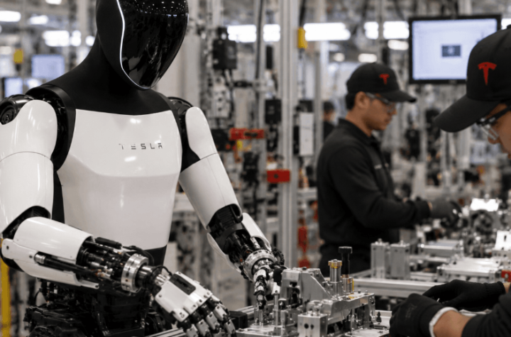 Tesla започна производството на хуманоидния робот Optimus с цел 20 000 броя седмично до 2027 г.